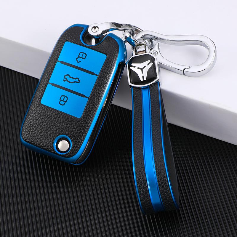 Tpu Leather Car Flip Key Case Cover Bag For Roewe Rx5 Mg3 Mg5 Mg6 Mg7 Mg Zs Gt Gs 350 360 750 Shell Protector Accessories