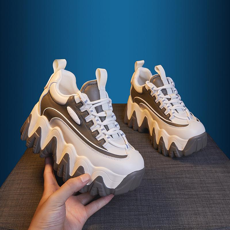 Inner height increase dad shoes women's spring 2025 new Wenzhou shoes casual sports shoes women's versatile platform women's shoes