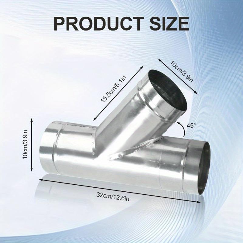 1BUC Conector Furtun Aerisire cu 3 Căi Unghi 45 Grade Formă Y pentru Ventilator Extraction Uscător Furtun Ventilație Metalic Instrument Divizor Tub Ventilație Baie