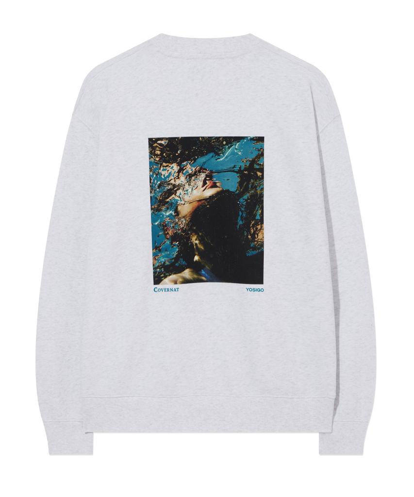 COVERNAT [Covernat X Yoshigo] Under The Water Sweatshirt Heather Gray