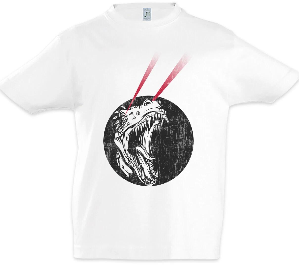 Laser T-Rex Kids Boys kids boys T-Shirt Tyrannosaurus Fun Rex Nerd Dinosaur Robot 150