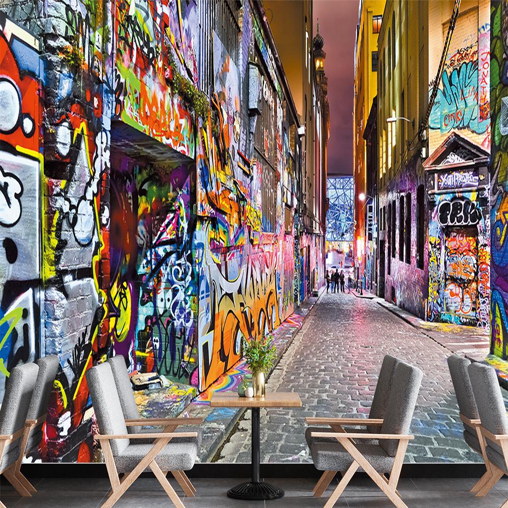 

Уличные граффити обои Съемные граффити настенные росписи Подходят для декора спальни гостиной Большие граффити обои 200 cm(W) x 140 cm(H)