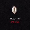 1440 Glas Diamanten mit flachem Boden Gold Champagner Speziell geformte Nageldiamanten DIY Tragematerial für Nägel Nagel Speziell geformte Diamanten Zubehör