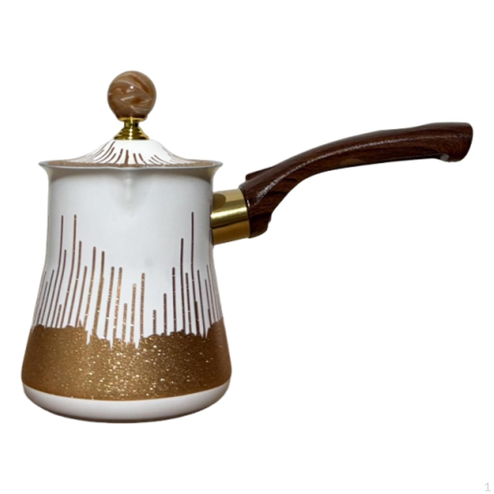 

Maker with Anti-overflow Spout And Lid for Camping, Handle, Multifunctional, Melting 450 ml