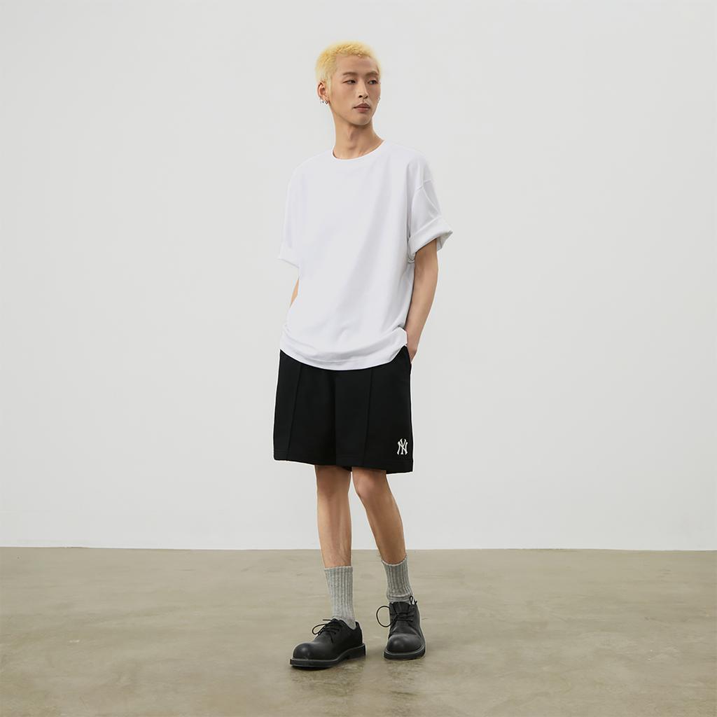 New MLB New York Yankees 24SS Casual Shorts Unisex Black 3ASPB0843-50BKS