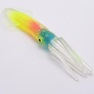 1Pc 23Cm65G Colorful Squid Skirts Soft Rubber Octopus Lures Octopus Fishing Lure Pesca Trolling Saltwater Bait For Tuna