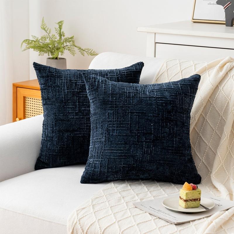 

Новая наволочка Двусторонняя Шенилл Диванная подушка Без наполнителя Прикроватная подушка Офисная подушка для спины Подушка для поясницы Чехол 45 * 45cm (excluding core)