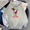 Cartoon Printing Hoodies Eat The Rich Graphic Sweatshirts Streetwear Men Winter Sudaderas Harajuku Fashion Print Hoodie
