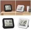 Portable Digital Alarm Clock with Temperature Humidity Reading Multifunctional Desk Clock for Home Heavy Sleeper Alarms