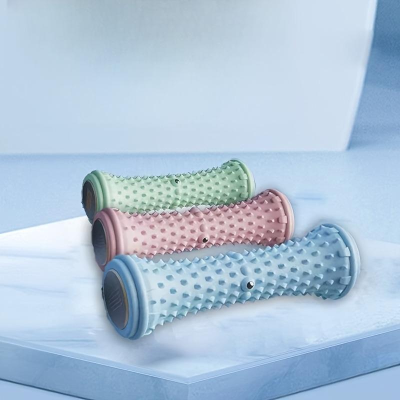 1 foot massage roller with speed control - deep tissue massage rough surface, suitable for yoga and fitness hobbies