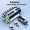 1pc 200W Car Charger USB Type-C Fast Charging Cigarette Lighter For Mercedes Benz AMG A B C E S GLA GLB GLC GLE CLA keychain JU1
