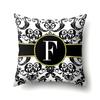 Polyester Pillow Case Home Decoration Geometric Print 26 English Letters Bedside Cushion Cover