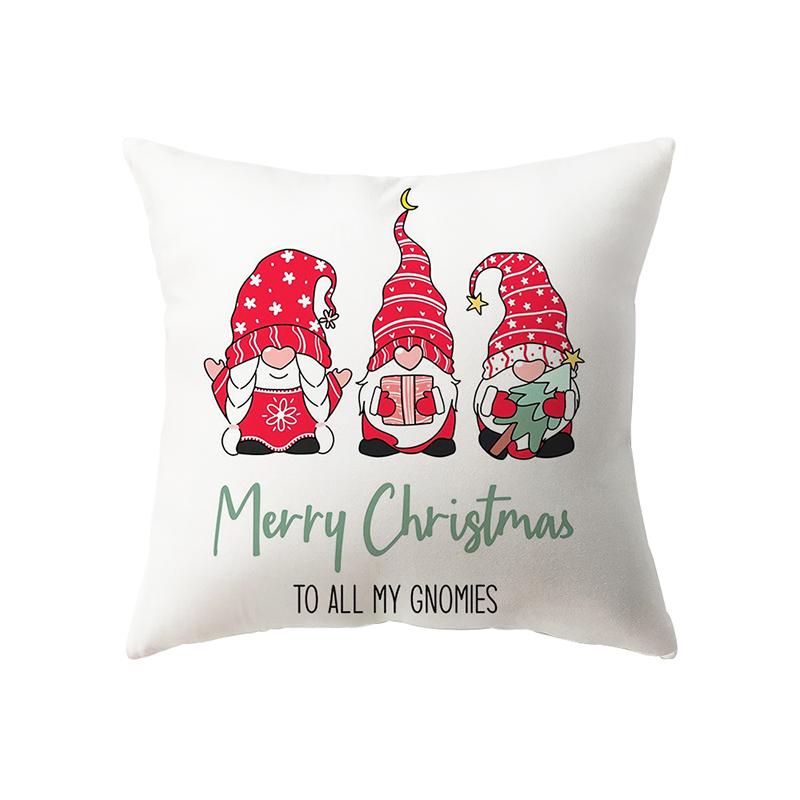 Christmas Theme Christmas Tree Decoration Pattern Cushion Cover Home Living Room Sofa Decoration Pillow Pillow Cover