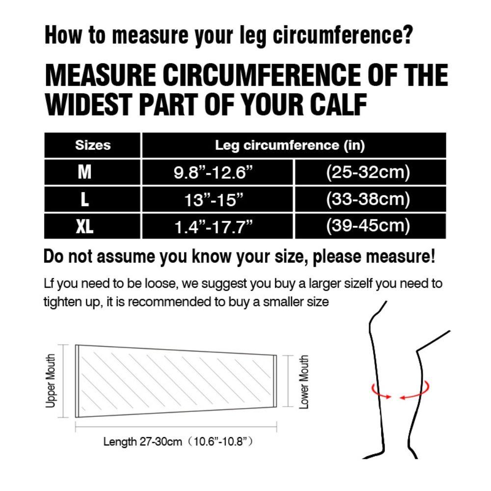 Breathable Calf Compression Sleeves Shin Splint Leg Sleeve Brace Compression Socks Varicose Veins