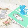 Make Wish Cat Metal Cutting Dies Scrapbooking Album Paper Cards Decorative Crafts Embossing Die Cuts