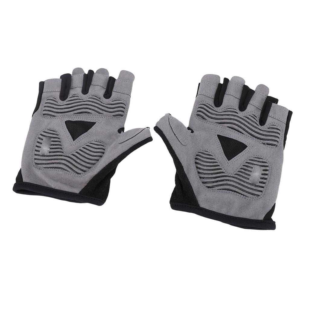1 Pair Half Finger Cycling Gloves Sports Bike Gloves for Men Women Shock Absorbing Anti Slip