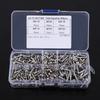 300pcs M3 Stainless Steel Button Head Hex Socket Screws Assortment Kit with Nuts