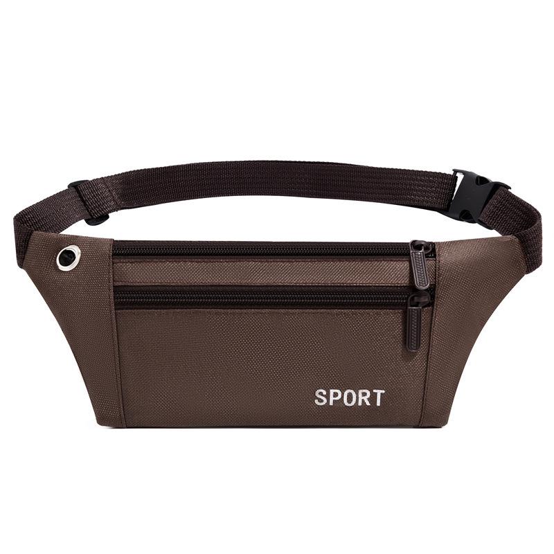 Durable Canvas Waist Bag for Seniors, Large Capacity Phone & Money Pouch, Wear-Resistant Crossbody for Men and Women