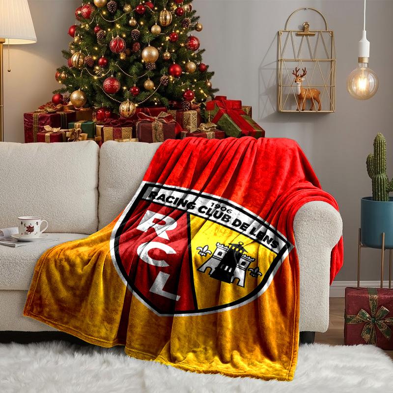 Flaming Heart RCL Crest Blanket Lightweight Ideal Bedding Blanket Perfect for Travel, Camping, Living Rooms, Offices, Sofas, Fan Christmas gift