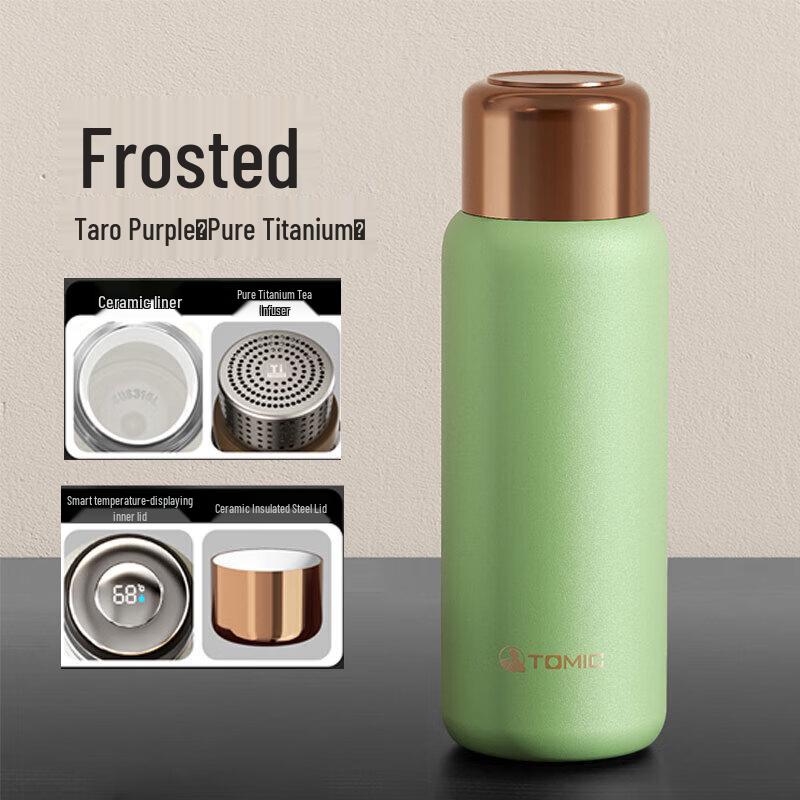 TOMIC Ceramic Lined Tea Infuser Mug