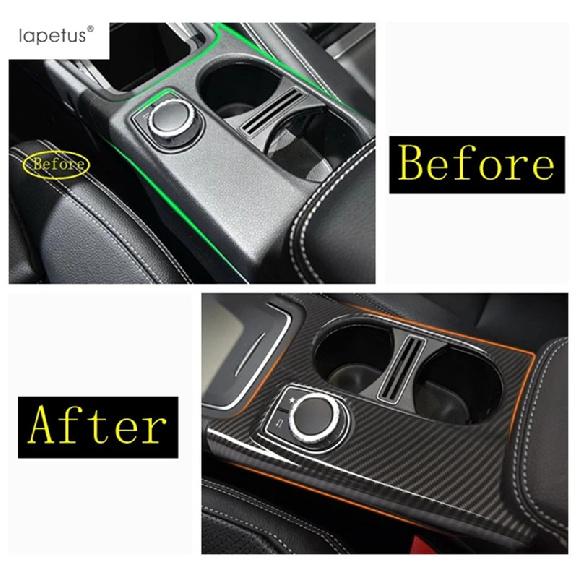 Central Control Water Cup Holder Frame Cover Trim Accessories For Mercedes-Benz CLA W117 A Class GLA 200 220 X156 2015 - 2018
