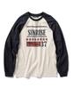SUPERSUB Sunrise Raglan Long Sleeve Tee - Navy