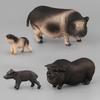 Simulation Livestock Mammal Model Toy Piglet Doll Static Home Ornament Animal Model