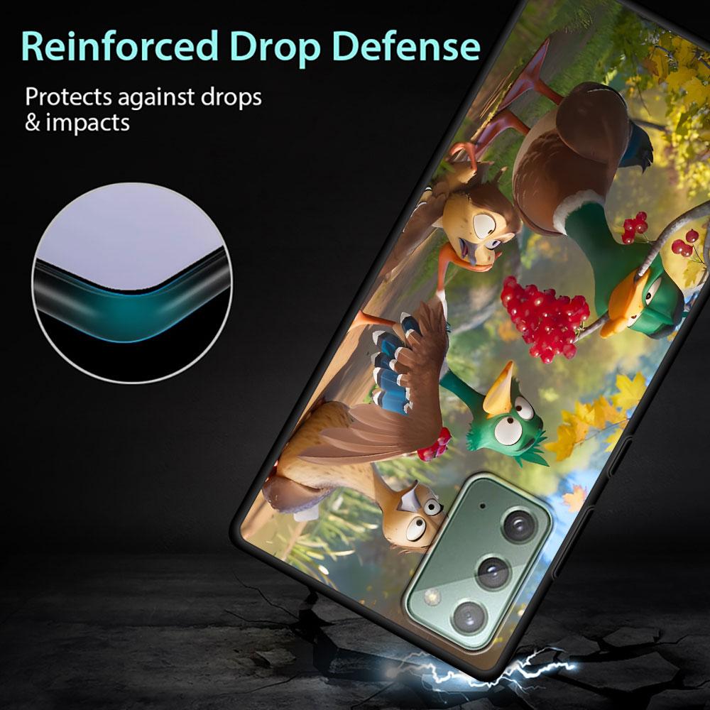MIGRATION Cartoon Case for Samsung Galaxy Note 20 Ultra 8 10 Lite 9 TPU Phone Cover Note 10 Plus Black Soft Shell Funda Capa