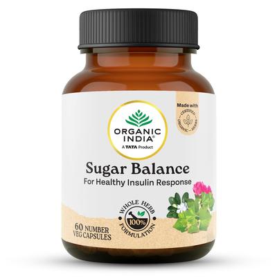 Zucker Balance Kapseln von TATA - 60 Vegane Kapseln für gesunde Energie, glykämische Unterstützung und Stoffwechselnormalisierung, Bio-zertifiziert