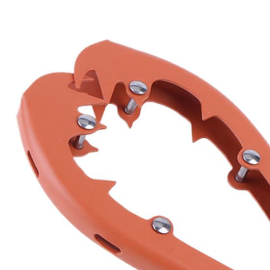 Kayak Anchoring Grip with Large Clamping Mouth Heavy Duty Kayak Brush Gripper Portable Camping Hiking Stainless Steel Canoe Boat Anchoring Clamp