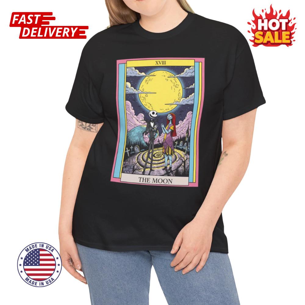 Jack and Sally Inspired Unisex T Shirts The Nightmare Before Christmas Graphic L