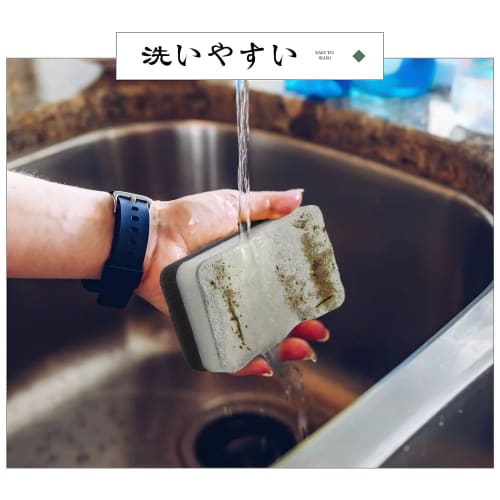 Hard-type Kitchen Sponges, Pack of 12, for Cleaning Grease and Grime, Long-lasting