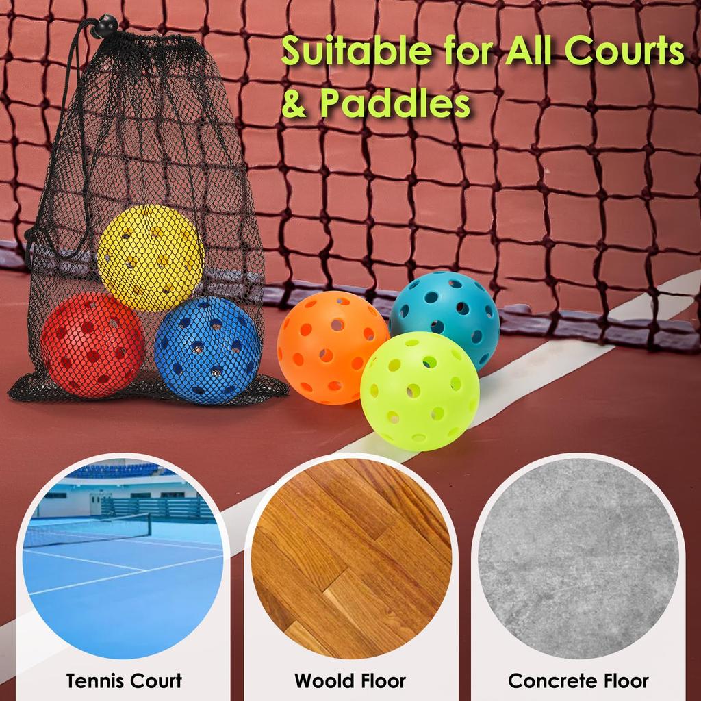 Franklin Sports Vonkajšie Picklebally - X-40 Pickleballové loptičky - USA Pickleball (USAPA) Schválená - Oficiálna loptička US Open