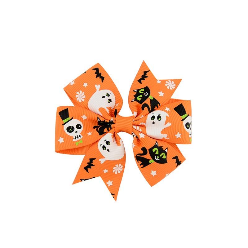 12pcs Halloween Bowknot Hair Pin Halloween Head Decoration