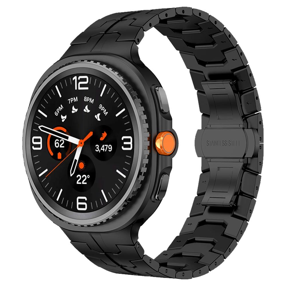 No Gaps Stainless Steel Strap For Samsung Galaxy Watch 8 Classic 46mm Link Bracelet For Samsung Watch8 44mm 40mm Metal Band