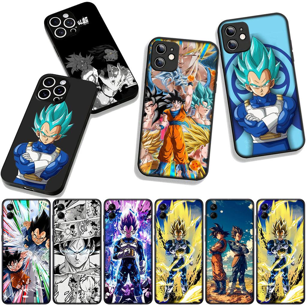 Super Vegeta Dragon Son Goku Ball Phone Cover Case for Apple iPhone 16 15 14 Plus 13 12 Mini 17 Pro Max + ProMax 16E Air 16+