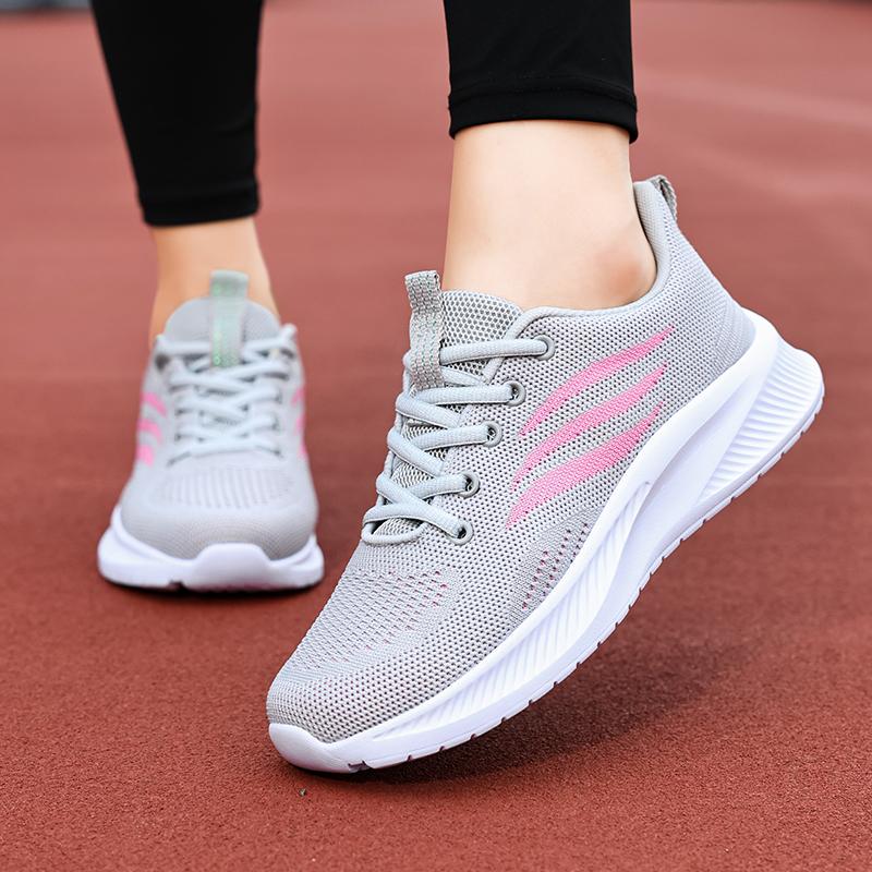 Women's Sports Shoes Casual Running Shoes Breathable Lightweight Mesh Casual Sneakers Comfortable Non-slip Women's Sports Shoes