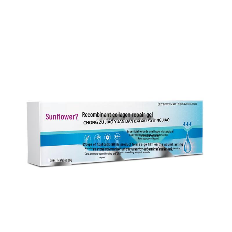 Recombinant Collagen Repair Gel for Post-Surgery Wound Healing with Cold Compress Effect