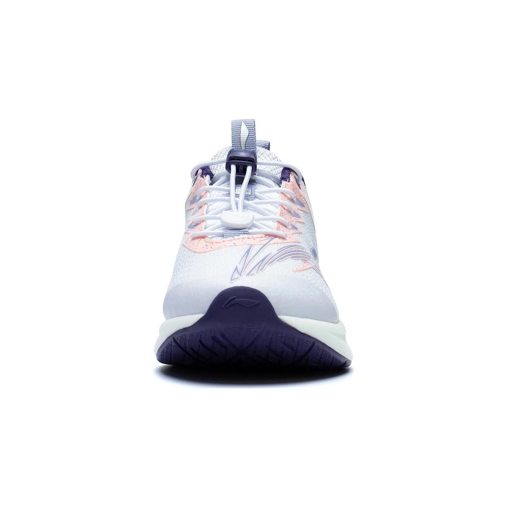 LiNing Youth Battle Falcon Non-Slip Wear-Resistant Breathable Low-Top Running Shoes Kids sneakers White YKFT004-6