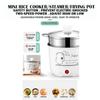 Cherry 1.8l Non Stick Electric Pot /mini Rice Cooker with Steamer Frying Pan Electric Cooker Cooking Pot Periuk Nasi