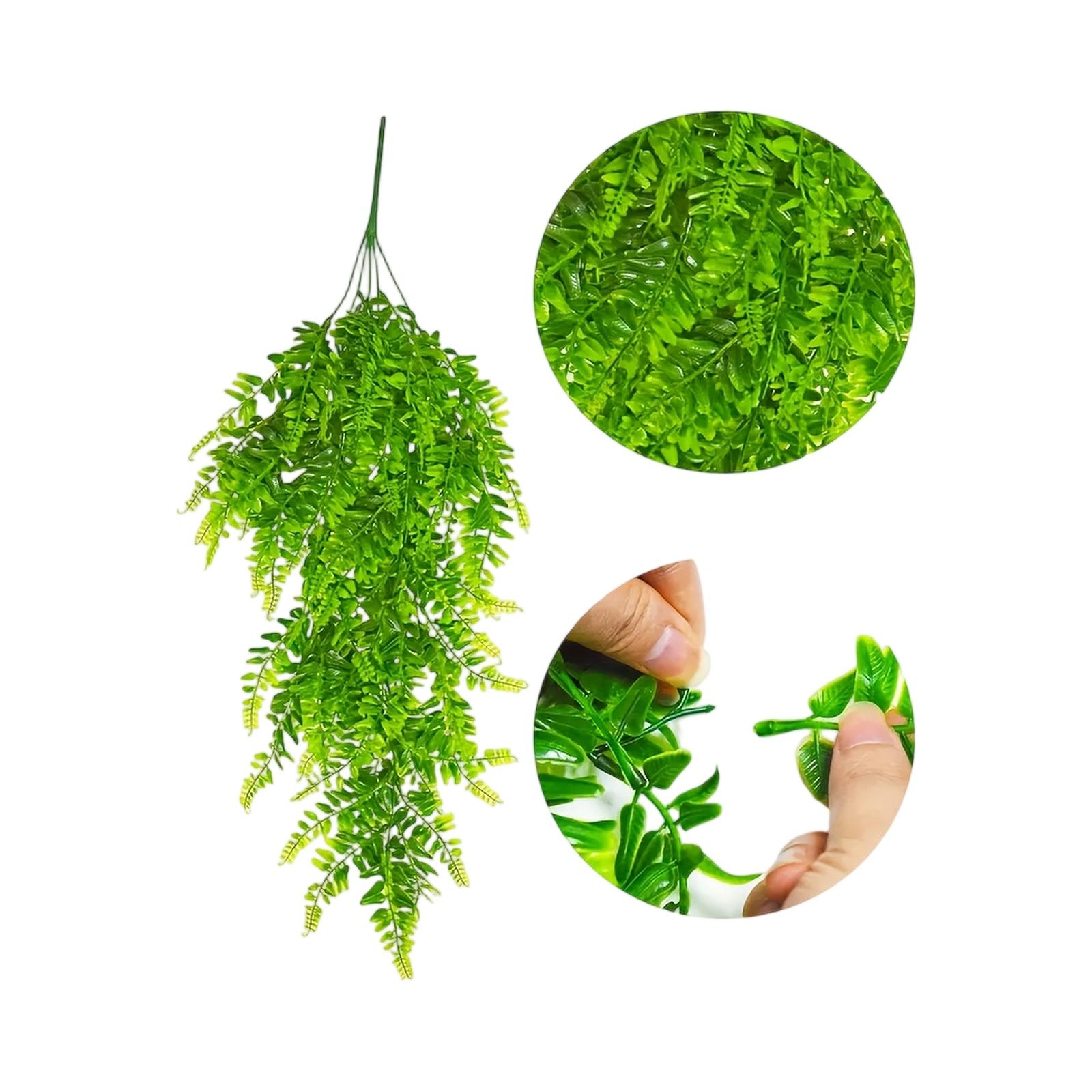 

1 шт. 78 см Искусственные Подвесные Папоротники - Реалистичные Искусственные Растения Для Декора В Помещении/На Улице, Свадеб, Выставок зелёный
