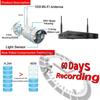 4/8-Channel WiFi Surveillance Kit with NVR and HD Cameras, White/Dual Light Night Vision