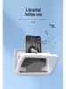 Waterproof Wall-Mounted Phone Case: No-Drill, Adjustable, Anti-Fog Touchscreen for Bathroom Toilets