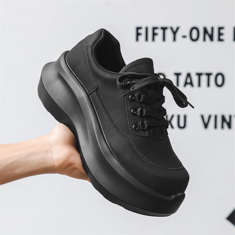 

Красивые универсальные туфли для пап, увеличивающие рост, Дарт Вейдер, жареные уличные модные туфли, универсальные дышащие повседневные мужские туфли 24371-J 44 чёрный