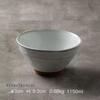 Retro Solid Color Large Ceramic Noodle Bowl - Creative Soup Bowl for Home or Noodle Shop