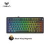 NEW AULA F75HE Wireless Magnetic Switch Keyboard 75% Hot-Swappable Creamy Keyboard Pre-lubed Tri-Model RGB Gaming Keyboards