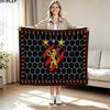 Sport Club Do Recife Print Flannel Blanket High Quality Warm Comfortable Cover for All Seasons Perfect for Gifts Home Decor