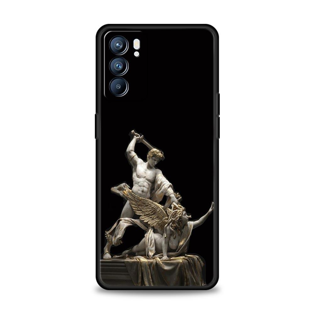 Ancient greek sculpture Phone Case For Oppo A54 A53 A52 A15 A95 A16 A78 A79 A80 A98 4G Find X5 X6 Reno10 12 13 F Pro 5G Cover