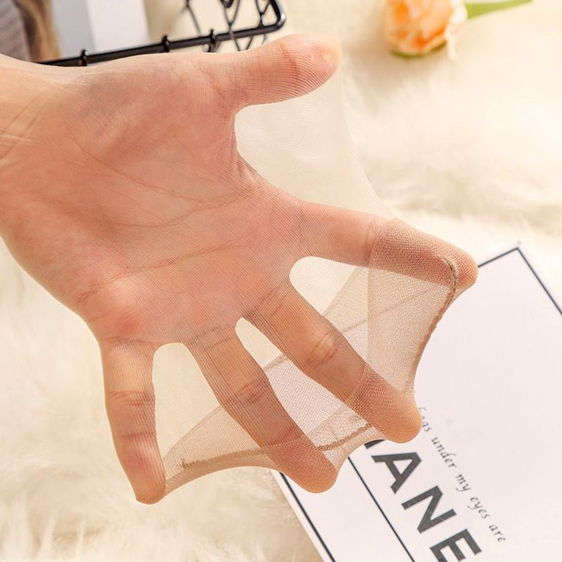 10 Pairs Socks Simplicity Solid Color Breathability Ultrathin Summer Nylon Short Socks Skin Color