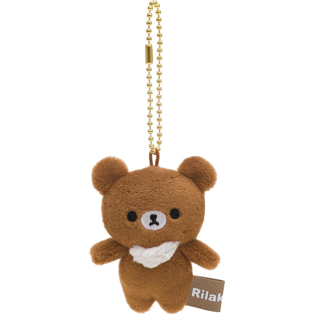 San-X Rilakkuma Mini Plush Toy Cleaner, Chairoikoguma, AB17704, H6.5 X W5.5 X D2.5cm